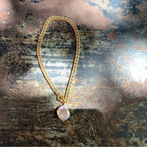 Olamii Ankle Bracelet With Baroque Pearl